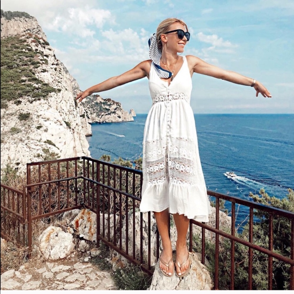 Hello molly white lace dress